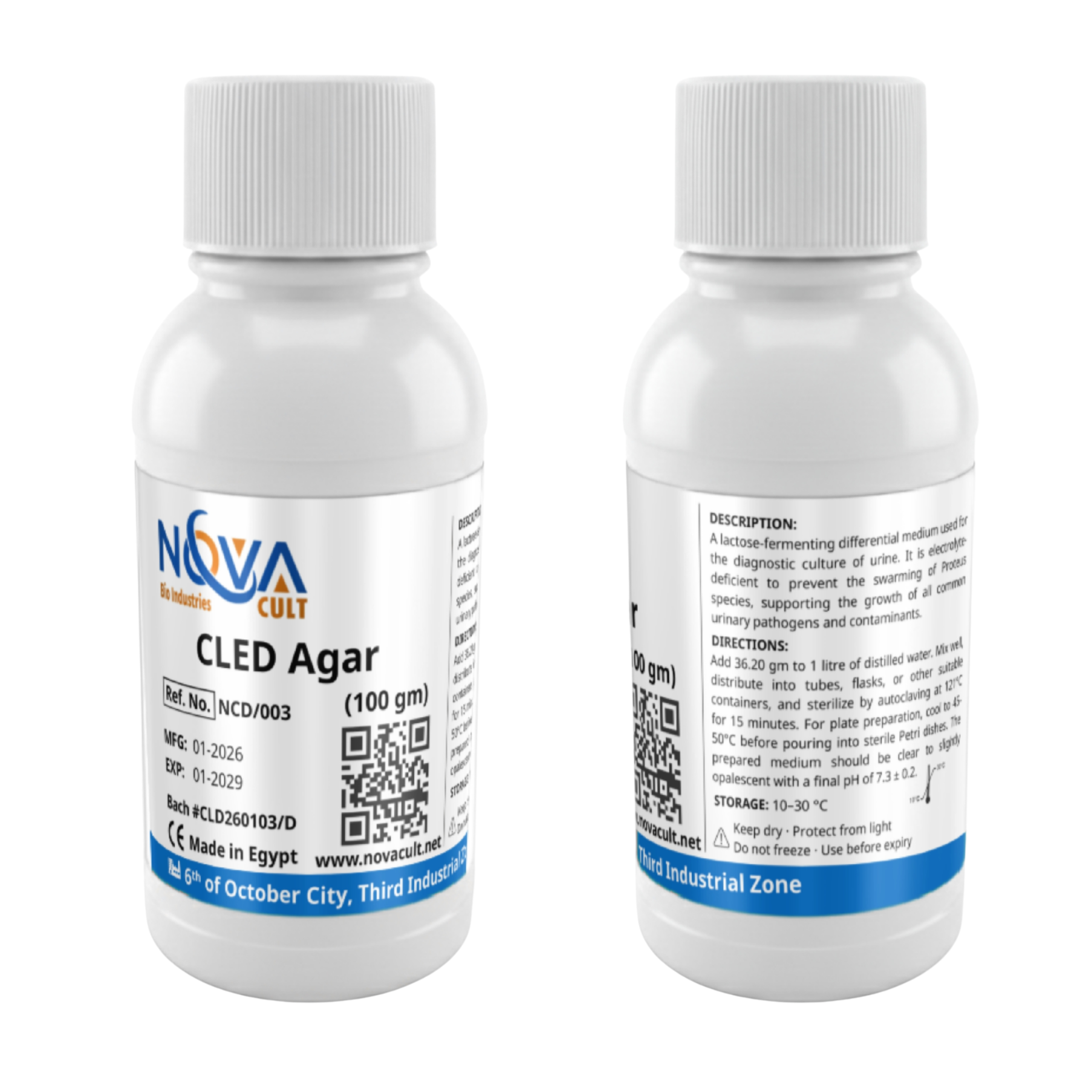 ( CLED Agar ( Nova Cult