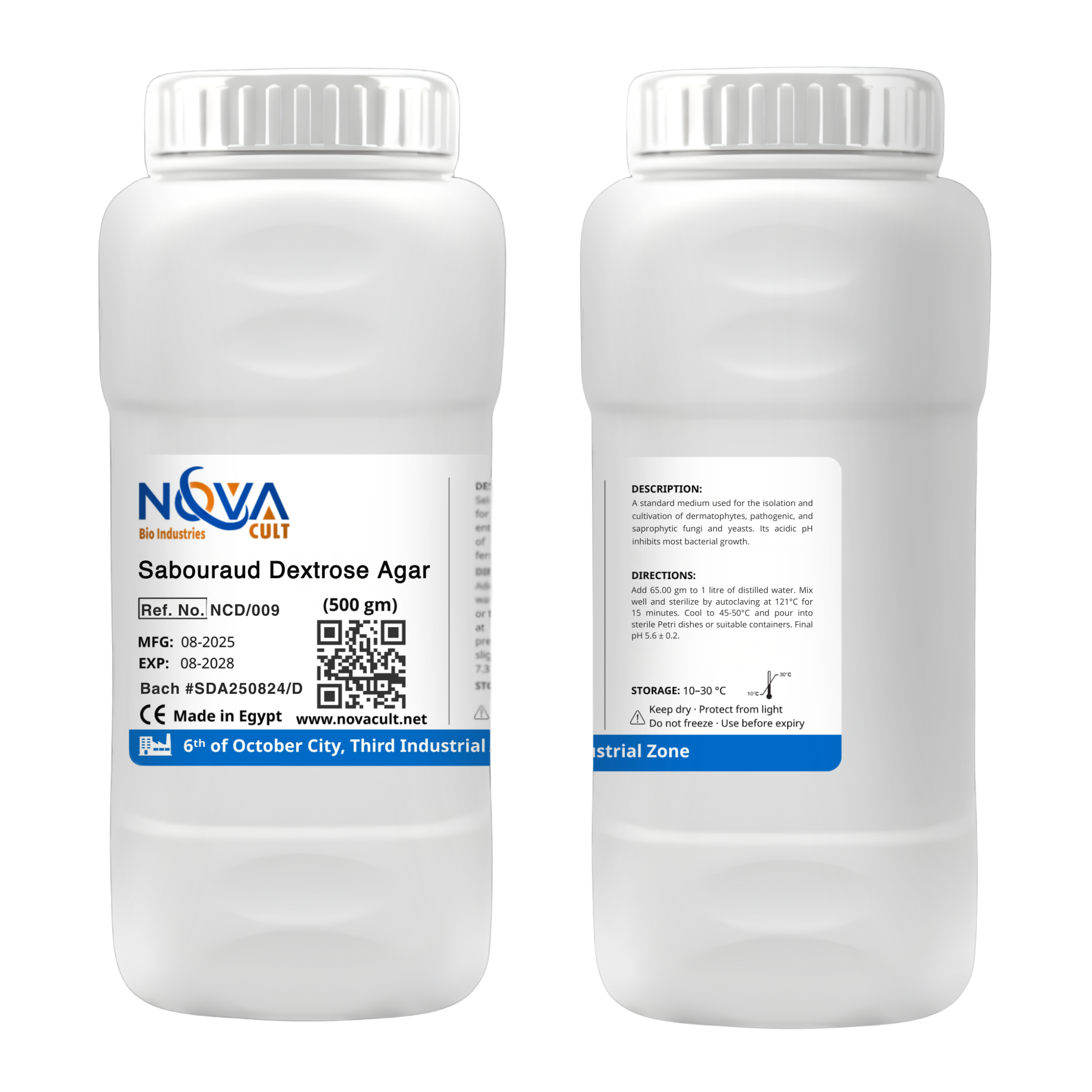 Sabouraud Dextrose Agar (SDA) Nova Cult