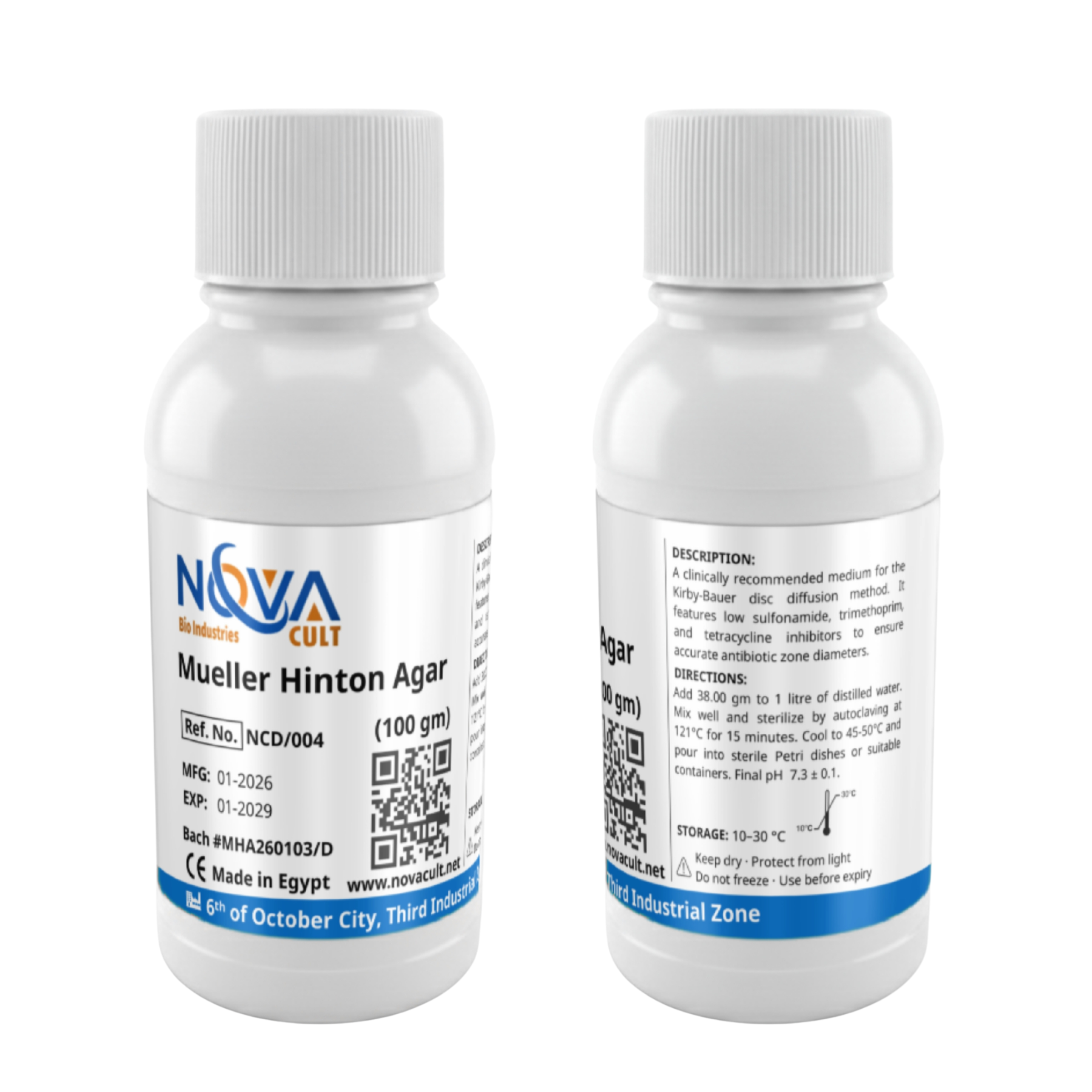 Mueller Hinton Agar Nova Cult